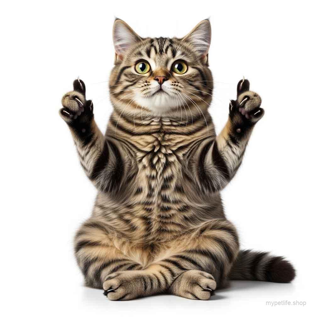 cat in meditation